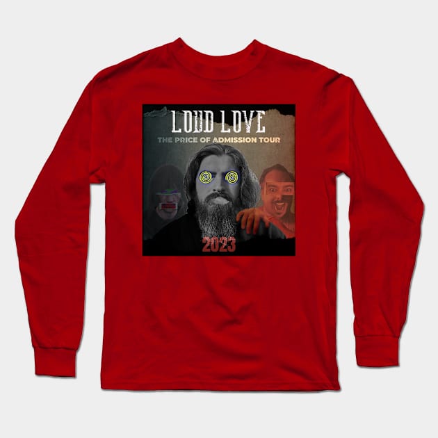 The Price of Admission Tour - Racine, WI Long Sleeve T-Shirt by Rabid Penguin Records